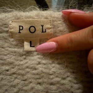 Anthropologie POL Soft Beige Knitwear maxi length, so soft and bundle up cozy.